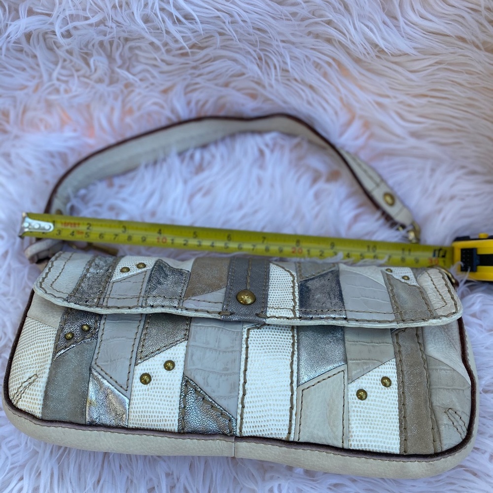 Fossil Handbag Shoulder Bag Multi Color Leather - image 6